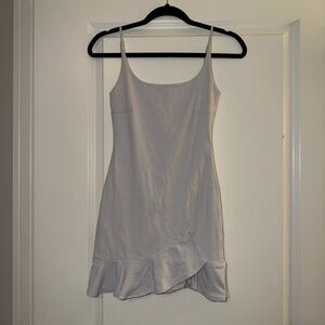 Meshki Baby Blue/Grey Slip Dress